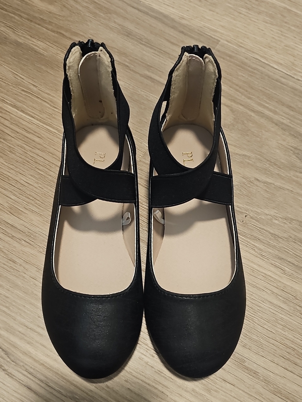 The Children's Place Black Girls' Mary Jane Ballet Flats